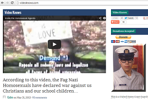 According to this video, the Fag Nazi Homosexuals have declared war against us Christians and our school children