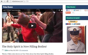 The Holy Spirit is now Filling 