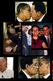 Obama Kissing men on the lips...
